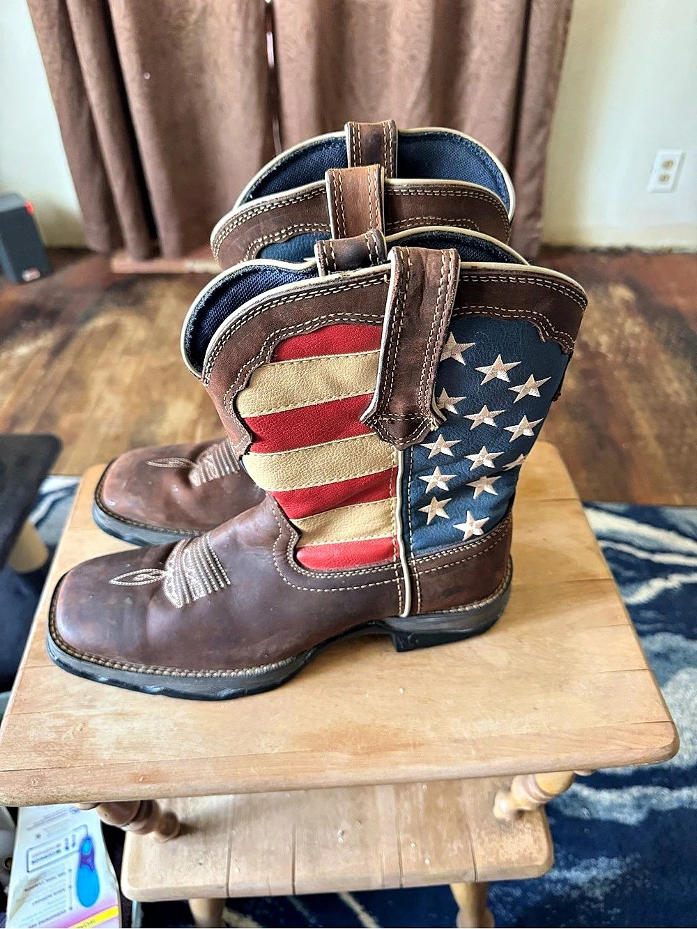 Durango Lady Rebel Patriotic American Flag Western Boot Boots